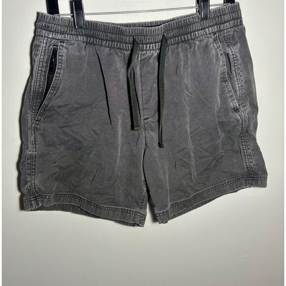 Abercrombie & Fitch Men’s Gray Casual Shorts Size M Elastic Waist Drawstring - Picture 1 of 5